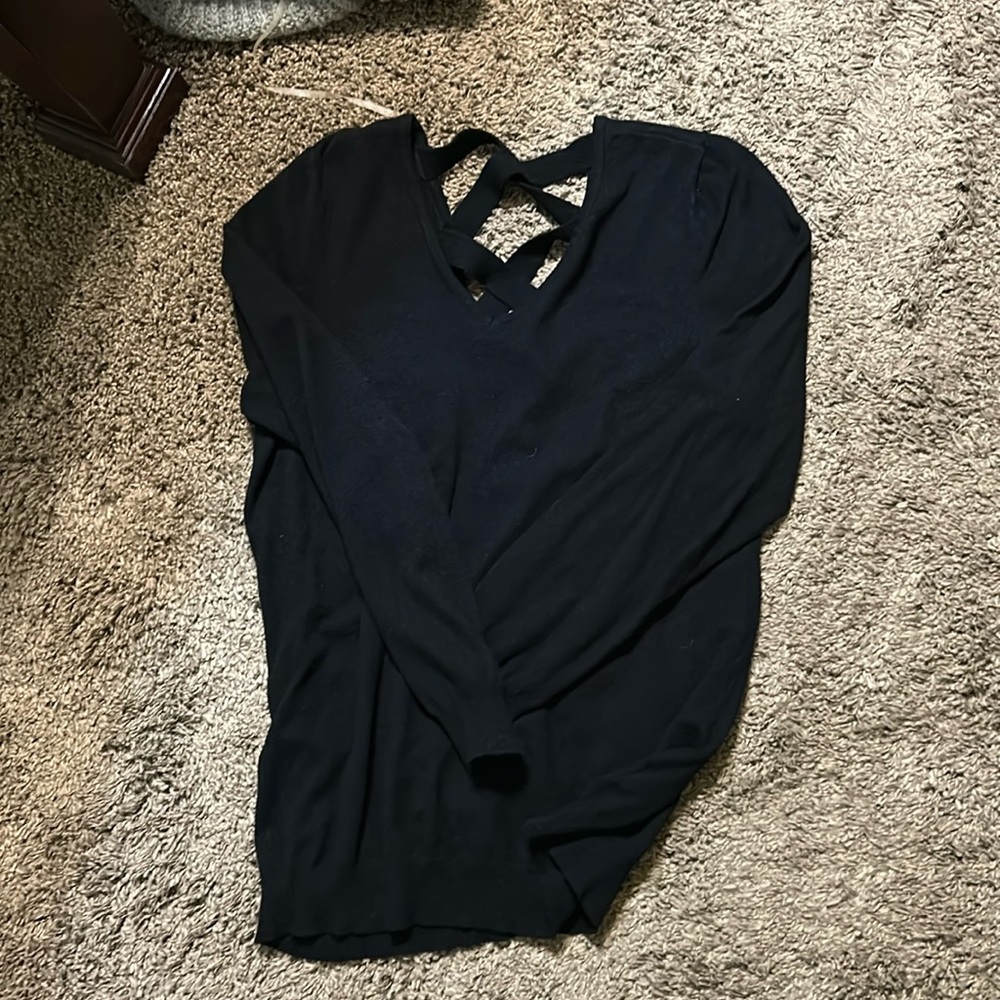 Various brands of sweaters size large